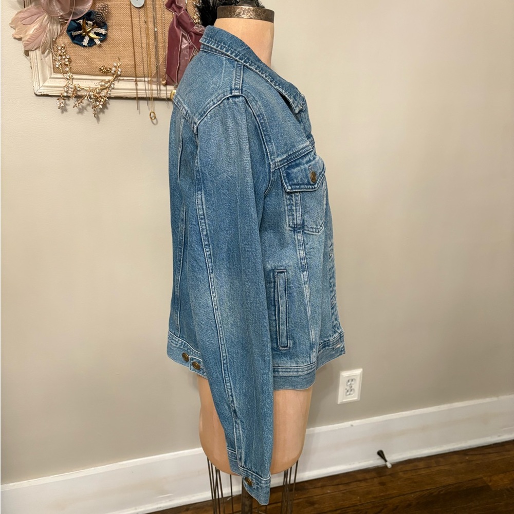 J. Crew Blue Denim Jacket - Picture 4 of 6